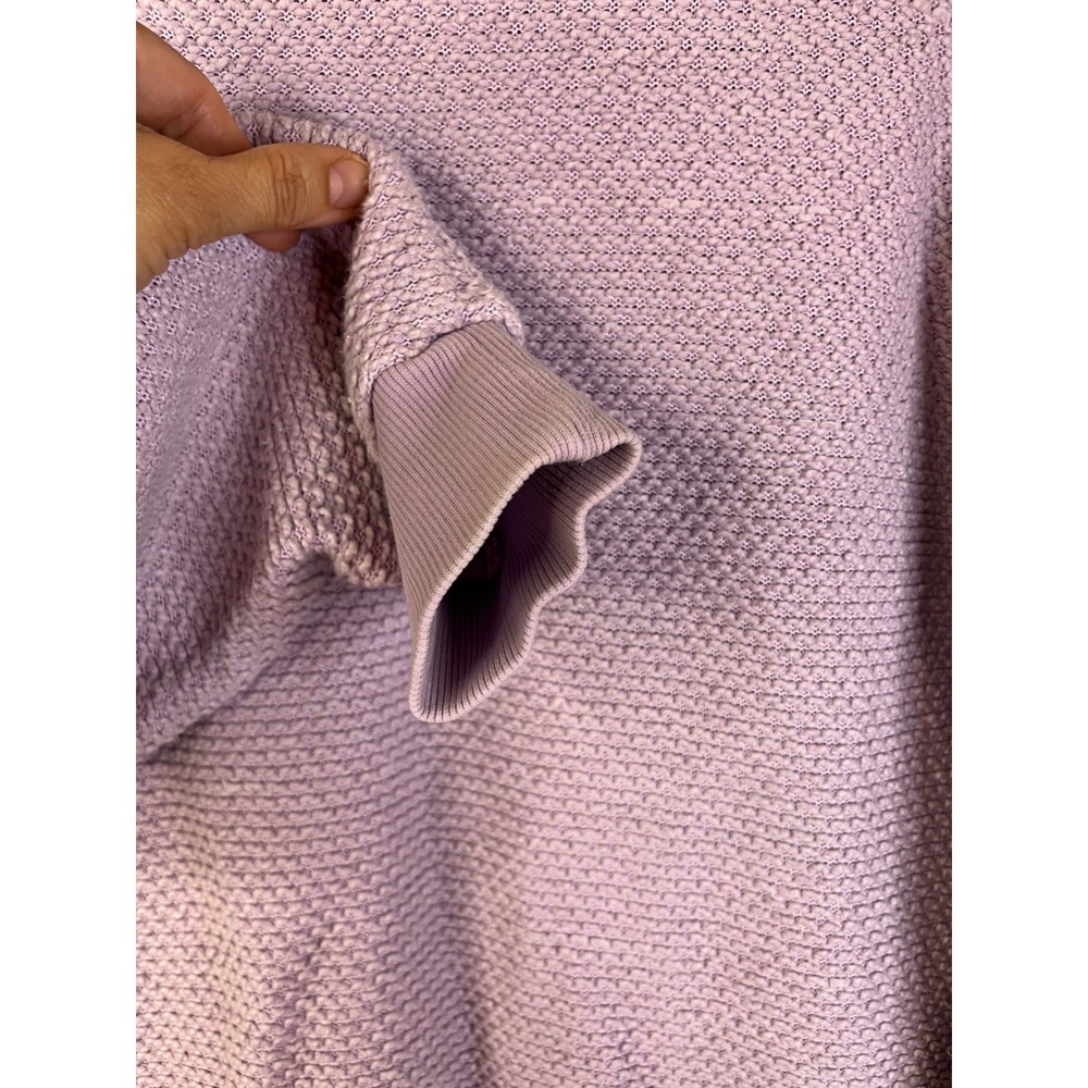 Marine Layer Birdseye Sweatshirt in Lavender M - Picture 8 of 8